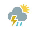 Sunday 3/16 Weather forecast for Montreat, Black Mountain, North Carolina, Thunderstorm with heavy rain